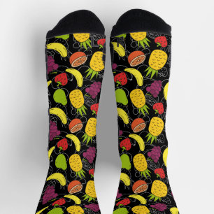 Fruchtnahtloses Muster   Muster der Fruchtoberfläc Socken