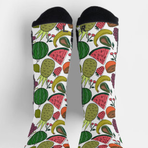 Fruchtnahtloses Muster   Muster der Fruchtoberfläc Socken