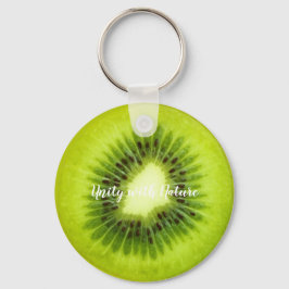 Fruchtnotenkette - Kiwifruit - Einheit mit der Nat Schlüsselanhänger