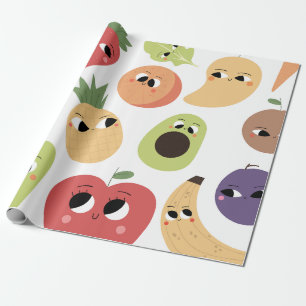 Fruchtpapier Geschenkpapier
