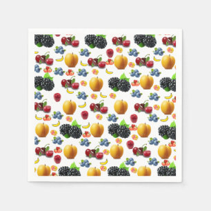Fruchtpapier Napkins Serviette