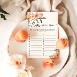 Fruchtpfirsichbaby Name Race Baby Dusche Spiel