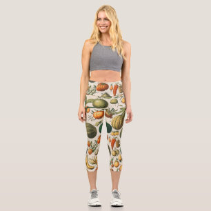 Fruchtpflanzliche wissenschaftliche Illustration Capri Leggings