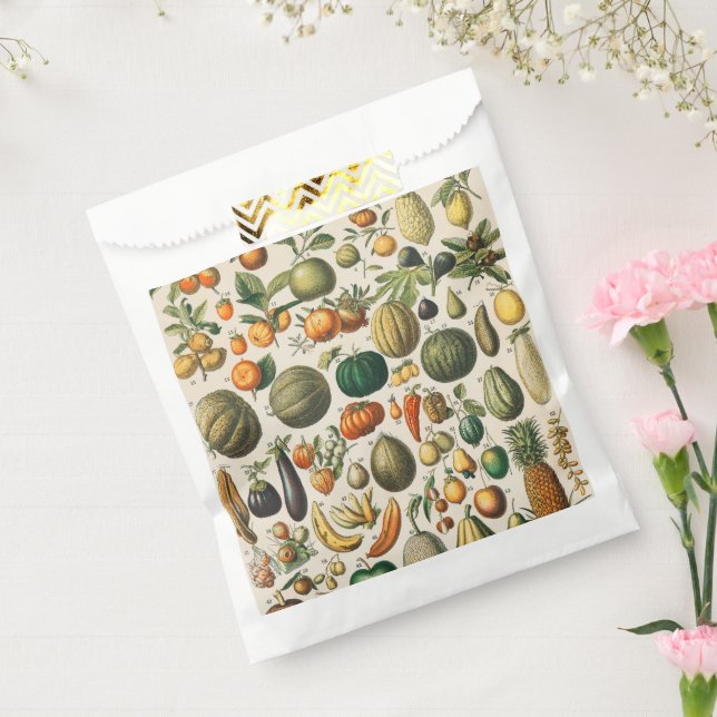 Fruchtpflanzliche wissenschaftliche Illustration Geschenktütchen (Versiegelt)