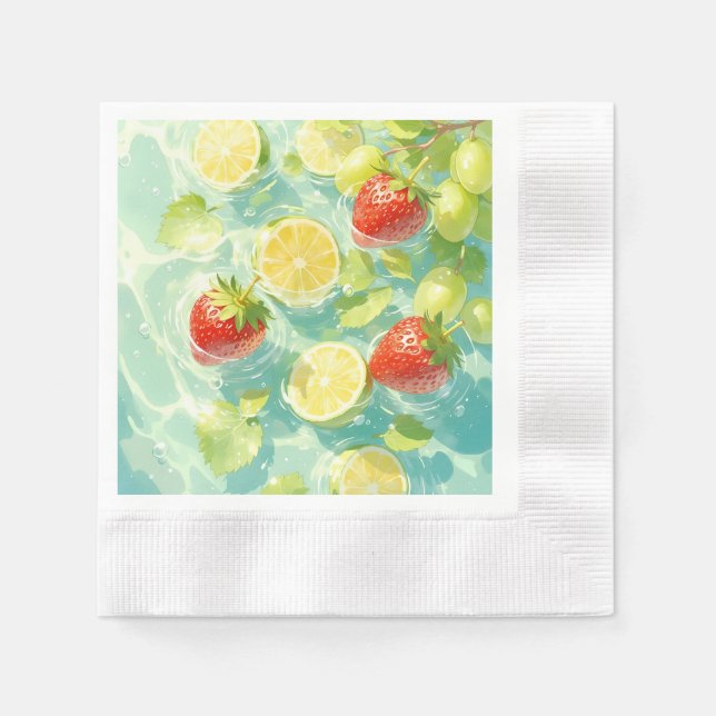 Fruchtplash Serviette (Vorderseite)
