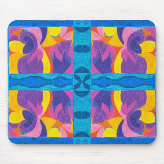 Fruchtplatte Mousepad (Vorne)