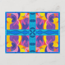 Fruchtplatte Postkarte