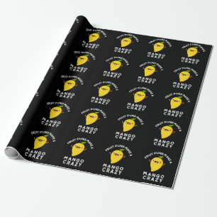 Fruchtpuns machen Mango Crazy Dark BG Geschenkpapier
