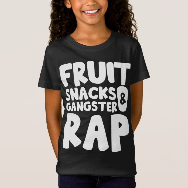 Fruchtsäfte und Gangster-Rap T-Shirt (Vorderseite)
