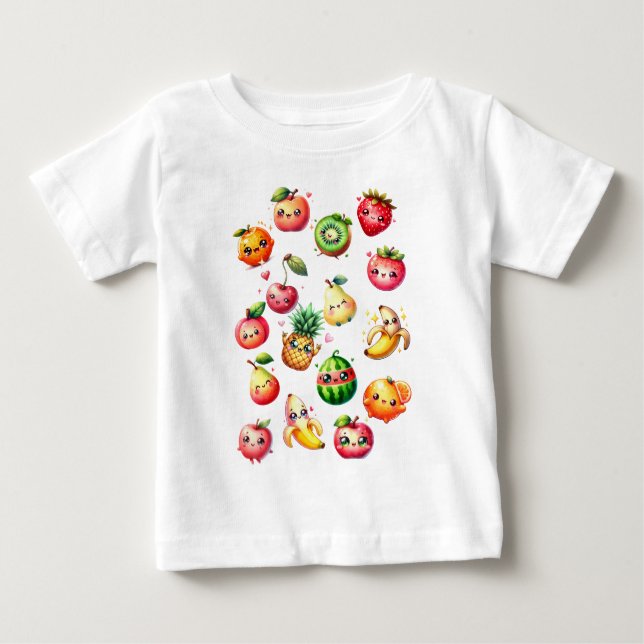 Fruchtsalat Baby T-shirt (Vorderseite)