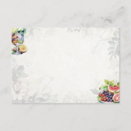 Fruchtsalat Basiskarte Begleitkarte