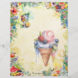 Fruchtsalat Blank Vollrezeptseite