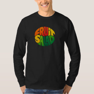 FRUCHTSALAT – Fette Kreistypografie-Design T-Shirt