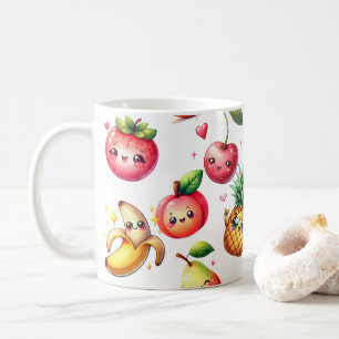 Fruchtsalat Kaffeetasse