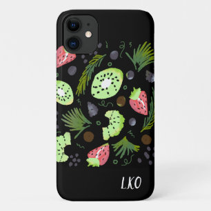Früchtsalat Kiwi Wassermelone Grün Illustration Case-Mate iPhone Hülle