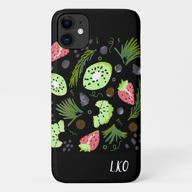 Fruchtsalat Kiwi Watermelon Weinkultur und Erde Case-Mate iPhone Hülle (Rückseite)