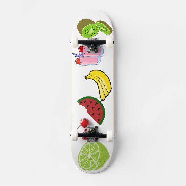 Fruchtsalat-süße Nachtisch-Schicksals-Nahrung Skateboard (Vorderseite)