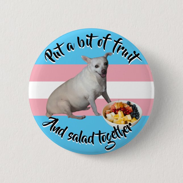 Fruchtsalatknopf Button (Vorderseite)
