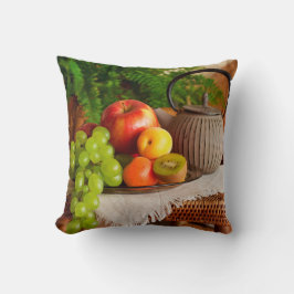 Fruchtschale dekorative Kissen