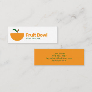 Fruchtschale-Logo   Frische Lebensmittel- oder Saf Mini Visitenkarte