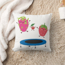 Fruchtspringen auf Trampolin