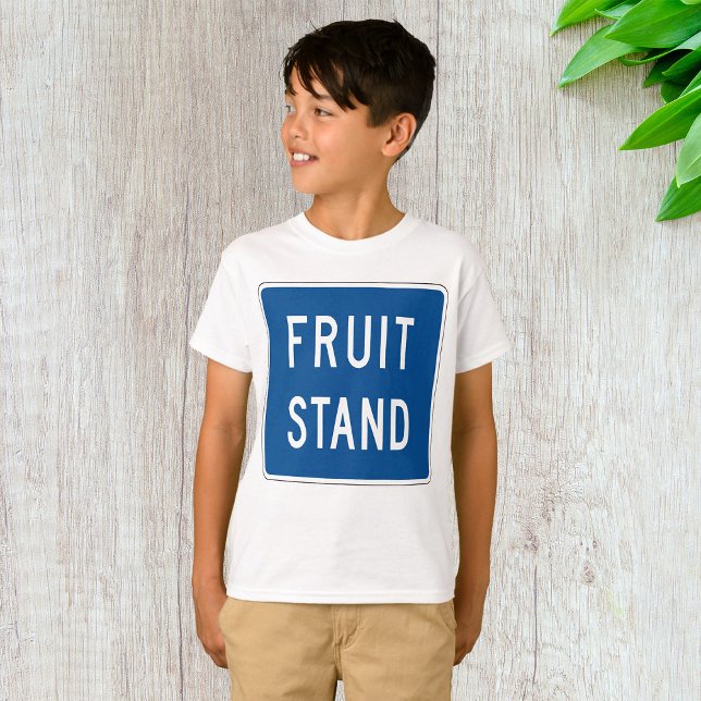 Fruchtstand Road Sign T-Shirt (Von Creator hochgeladen)
