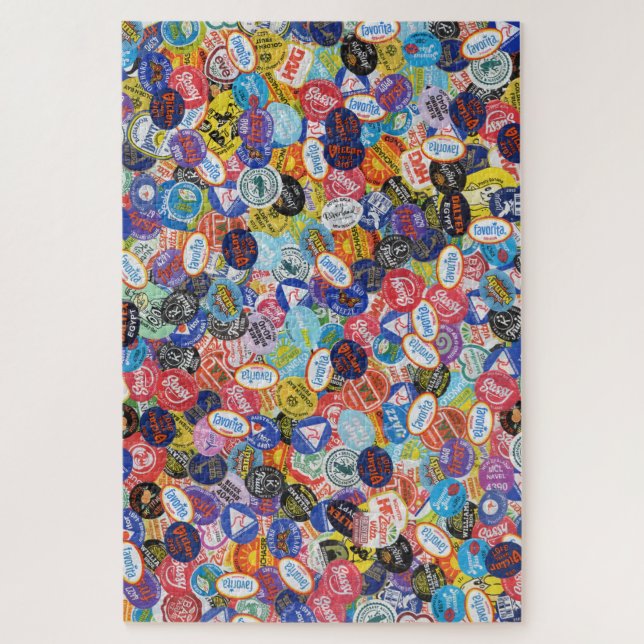 Fruchtstickermontage-Muster Puzzle (Vertikal)