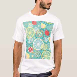 Fruchttextur, lebendiger Hintergrund. T-Shirt