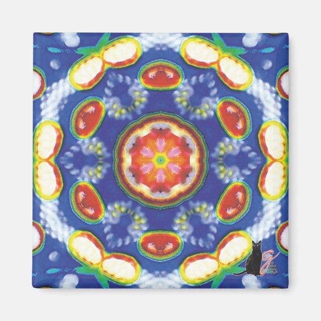 Fruchttooty Kaleidoscope Magnet (Vorne)