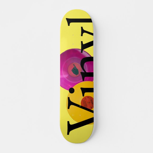 Fruchtvinyl Skateboard (Vorne)