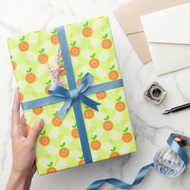 Fruchtzitrus Grapefruits Wrapping Paper Geschenkpapier (Schenken)