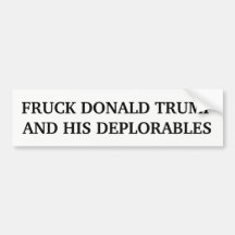 Fruck Donald u. sein Deplorables Anti-Trumpf