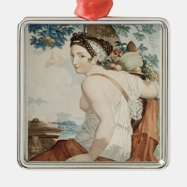 Fructidor zwölfter Monat des republikanischen Ornament Aus Metall (Vorne)