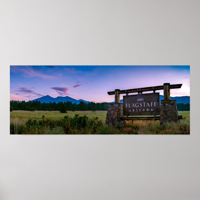 Früh morgens in den Bergen von Arizona Poster (Vorne)