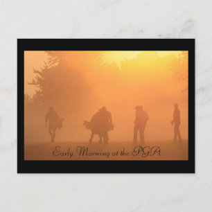 Früh Vormittag bei der PGA-Postkarte Postkarte