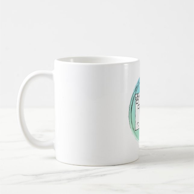 Frühaufsteher mit Kaffee Kaffeetasse (Links)
