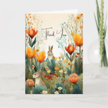 Frühblumen-Wiesen-Karte zum Zusammenfalten mit Dan