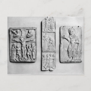 FrühChristliche Elfenbein Postkarte