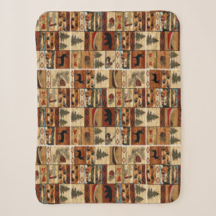 "Frühe Americana" Sherpadecke