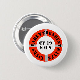 Frühe Behandlung Rette Leben Button