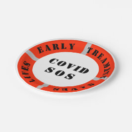 Frühe Behandlung Rette Leben Pappteller