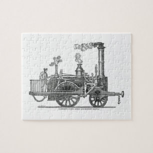 Frühe Dampflokomotiven Puzzle