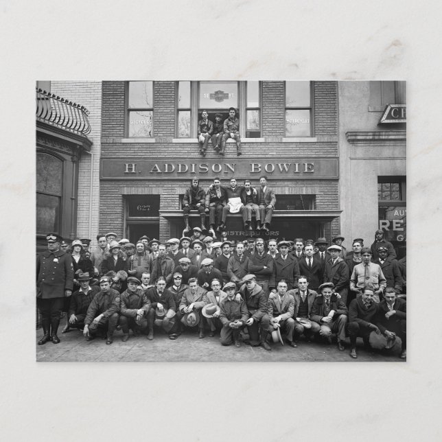 Frühe Harley, 1925 Postkarte (Vorderseite)