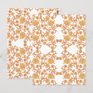 Frühe Herbstfarben - gemütliche Herbstdekoration Postkarte