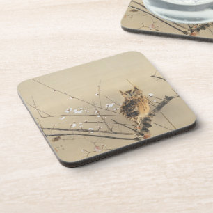 Frühe Pflaumenblüten von Nishimura Goun, Vintages  Getränkeuntersetzer