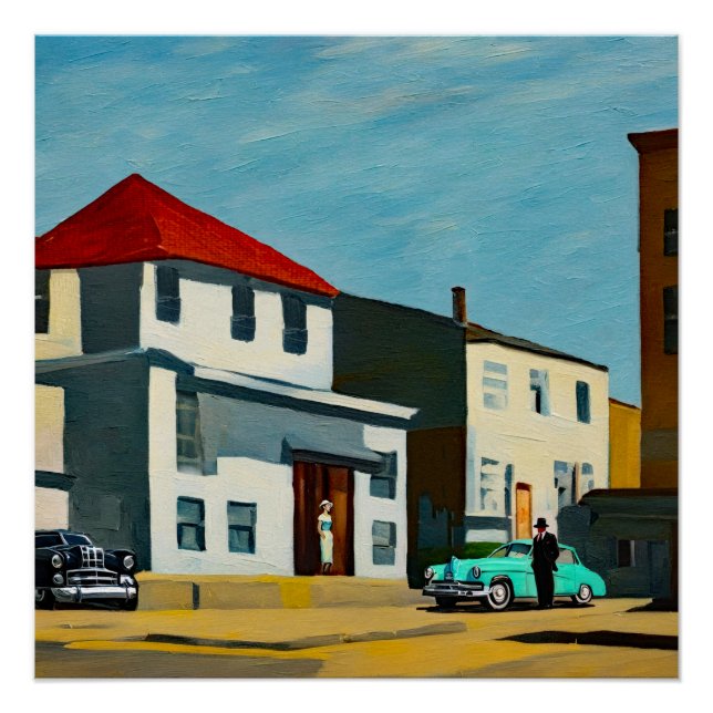 Frühe Sonntagmorgen Poster (Vorderseite)