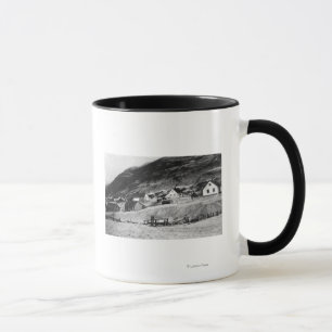 Frühe Szene von Kodiak, Alaska-Fotografie Tasse