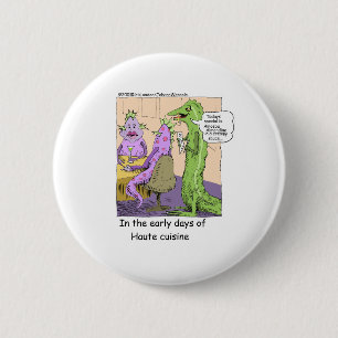 Frühe Tage des Essengehens Lustige Geschenke & T-S Button