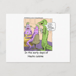 Frühe Tage des Essens in sonnigen Geschenken und T Postkarte