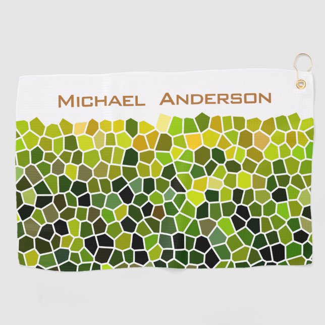 Früher Fall - Personalisiert Golfhandtuch (Horizontal)